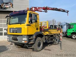 MAN TG-M 18.280 4x4 Pritsche Kran Singelreifen Funkf