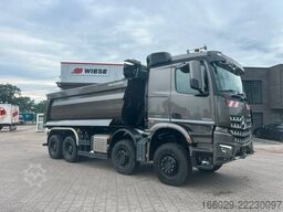 MERCEDES-BENZ Arocs 3253 K 8x4 Meiller Halfpipe Kipper 18m³
