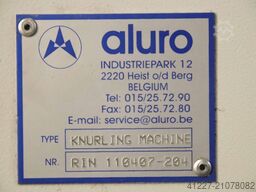 Aluro BTM Knurling Machine