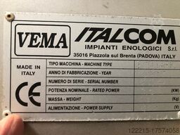 VEMA/ ITALCOM Abbeermaschine