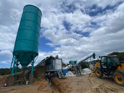 CONSTMACH Concrete Mixing Plant 45 M3/H Mini Mobil Concrete Mixing Plant