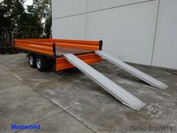 Möslein TTD 11 Weiß  neuer Tandem 3- Seitenkipper Tieflader-- Neufahrzeug --