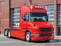 Scania T520 V8 6x2 - AJK Hooklift - New BUFFL interior...