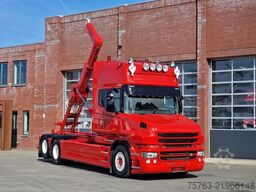 Scania T520 V8 6x2 - AJK Hooklift - New BUFFL interior...