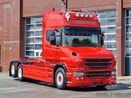 Scania T520 V8 6x2 - AJK Hooklift - New BUFFL interior...