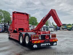 Scania T520 V8 6x2 - AJK Hooklift - New BUFFL interior...