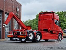 Scania T520 V8 6x2 - AJK Hooklift - New BUFFL interior...