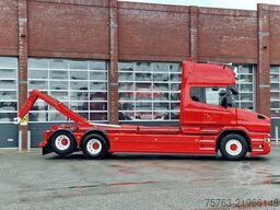 Scania T520 V8 6x2 - AJK Hooklift - New BUFFL interior...