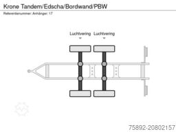Krone Tandem/Edscha/Bordwand/PBW