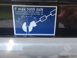 Schwarzmüller Tandem-Kippanhänger bündig, Plane, Zurrringe