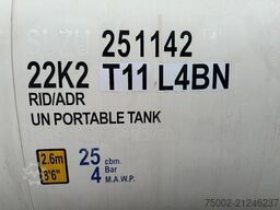 CIMC tankcontainers 20FT ISO /  25.040L / L4BN / T12 / steam heatin...