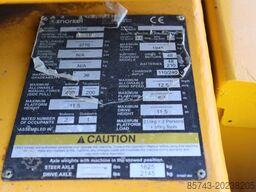 Snorkel A38E Electric, 13.5m Working Height, 6.1m Reach, 2