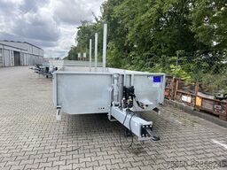 Möslein THT 11- G 6,2  Tandem Pritsche- Tieflader mit Rungentaschen