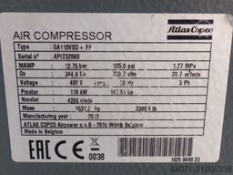 Atlas Copco GA110VSD+FF