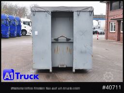 POL OSTEG Abrollcontainer 47,5m³, Mulde, Dachplane, Portaltür