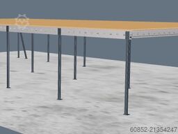 10x20m Lagerbühne , Belastung : 500kg/qm Unterkante: 3m ,ca. 200qm , Systembühne