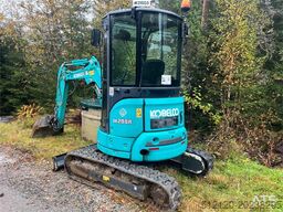 Kobelco Sk25SR-6E Excavator w/ sanding bucket, digging buc