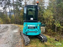 Kobelco Sk25SR-6E Excavator w/ sanding bucket, digging buc