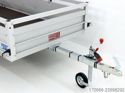 Koch-Anhänger U4 250X125X45CM 750KG TIEFLADER