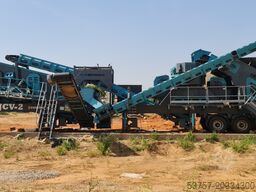Constmach Mobile Rock Crushing Plant Mobile stone crushing plant 120-150 tph