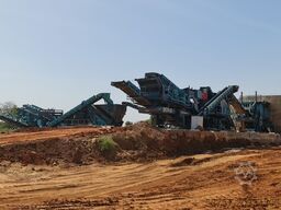 Constmach Mobile Rock Crushing Plant Mobile stone crushing plant 120-150 tph