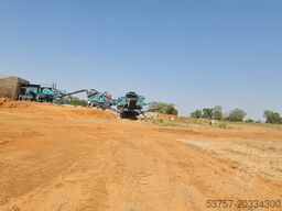 Constmach Mobile Rock Crushing Plant Mobile stone crushing plant 120-150 tph
