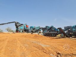 Constmach Mobile Rock Crushing Plant Mobile stone crushing plant 120-150 tph