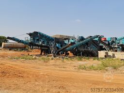 Constmach Mobile Rock Crushing Plant Mobile stone crushing plant 120-150 tph
