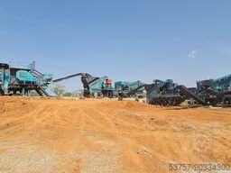 Constmach Mobile Rock Crushing Plant Mobile stone crushing plant 120-150 tph