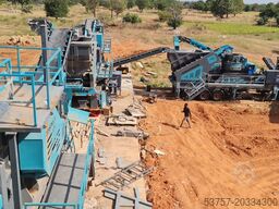 Constmach Mobile Rock Crushing Plant Mobile stone crushing plant 120-150 tph