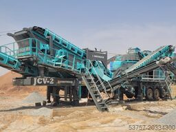 Constmach Mobile Rock Crushing Plant Mobile stone crushing plant 120-150 tph