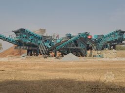 Constmach Mobile Rock Crushing Plant Mobile stone crushing plant 120-150 tph