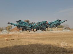 Constmach Mobile Rock Crushing Plant Mobile stone crushing plant 120-150 tph