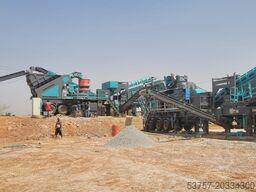 Constmach Mobile Rock Crushing Plant Mobile stone crushing plant 120-150 tph