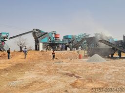 Constmach Mobile Rock Crushing Plant Mobile stone crushing plant 120-150 tph