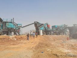 Constmach Mobile Rock Crushing Plant Mobile stone crushing plant 120-150 tph