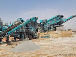 Constmach Mobile Rock Crushing Plant Mobile stone crushing plant 120-150 tph