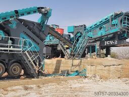 Constmach Mobile Rock Crushing Plant Mobile stone crushing plant 120-150 tph
