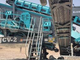 Constmach Mobile Rock Crushing Plant Mobile stone crushing plant 120-150 tph
