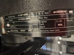 Cummins KTA50GS8 - 1.675 kVA Generator - DPX-18821