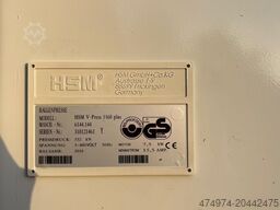 HSM V-press 1160 - lage balenstand