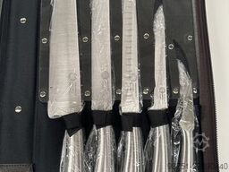 Unbekannt Messerset In Lederetui