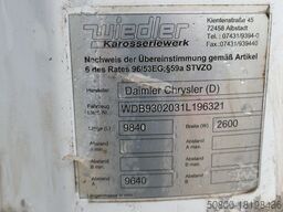 Wiedler, Carrier Supra 950, Trennwand, 7.3mtr.