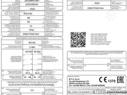 Kühlmaschinen, MTA S.p.A. Taurus HTAT 055/HE – 130 / 111 kW