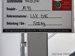 Nedcon Arbeitsbühne 1900 m² Holz+Feuerverzinkt