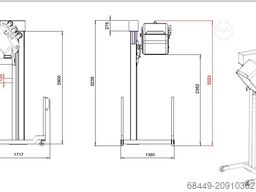 Barsso mobiele lift voor 200L normwagens