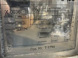 Vögele Magnetrührwerksbehälter 692L