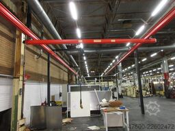 Demag Portalkran KBK2-H Stahlbau 500KG Abus 500KG Kettenzug + Stahlbau 24x6m