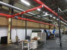 Demag Portalkran KBK2-H Stahlbau 500KG Abus 500KG Kettenzug + Stahlbau 24x6m
