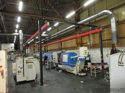 Demag Portalkran KBK2-H Stahlbau 500KG Abus 500KG Kettenzug + Stahlbau 24x6m